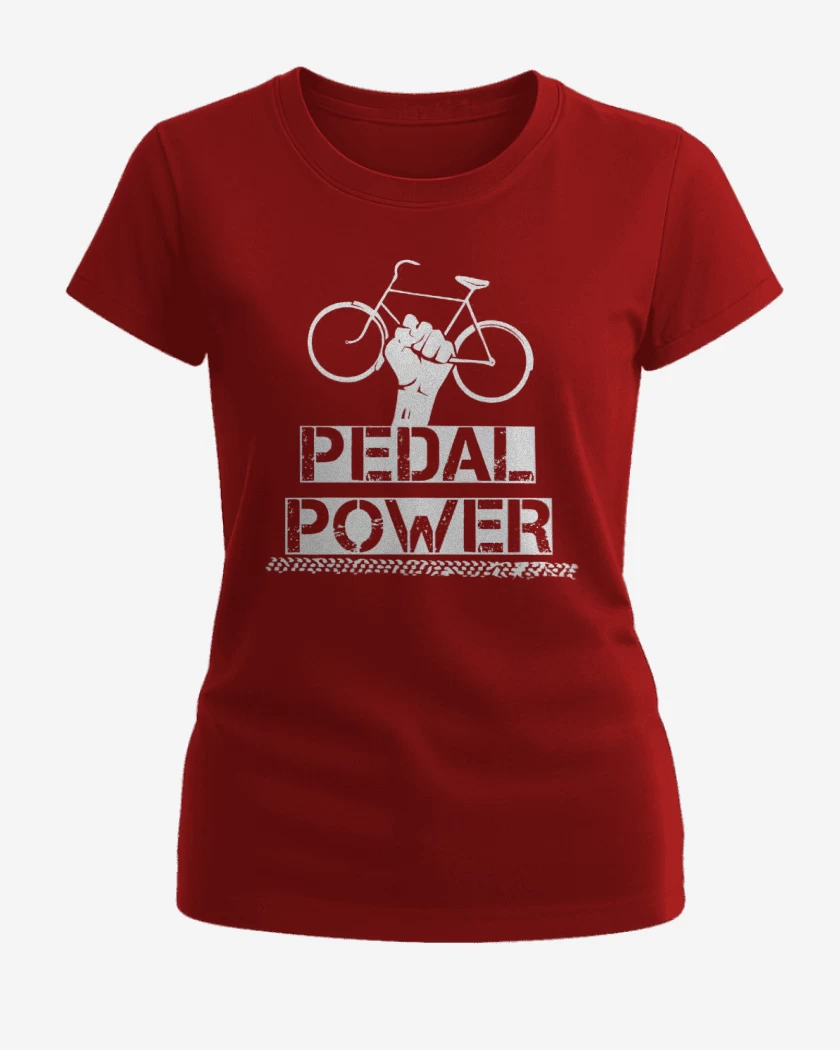 Polera de Mujer Rojo de Pedal power