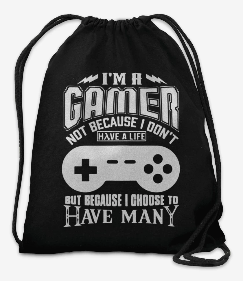 Mochila Negro de Im a gamer