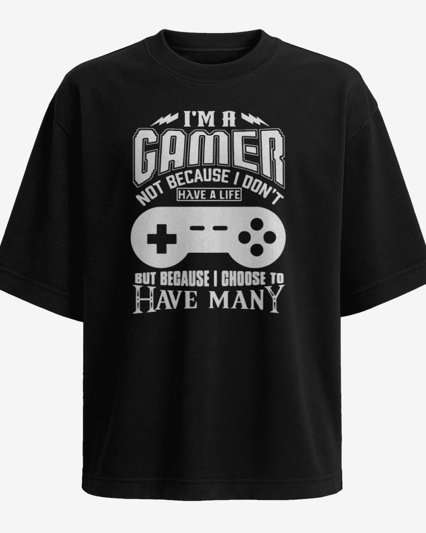 Polera Oversize Im a gamer