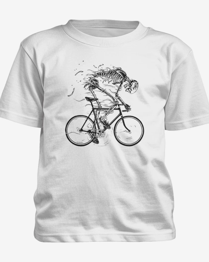 Polera de niño Blanco de Skull speed