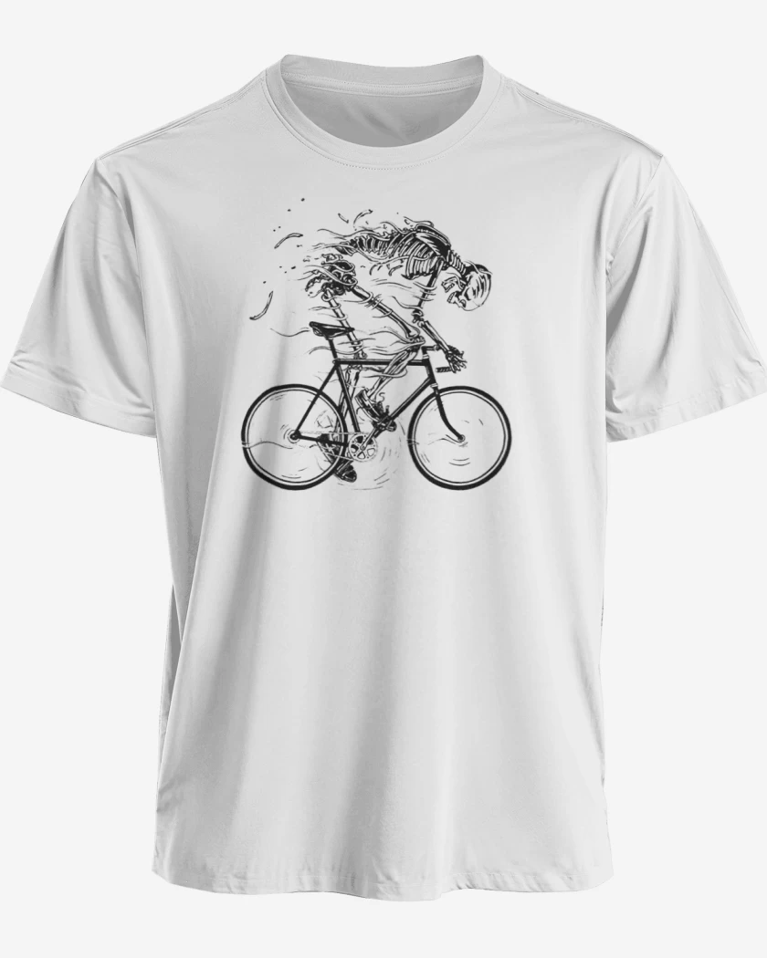 Polera premium Blanco de Skull speed