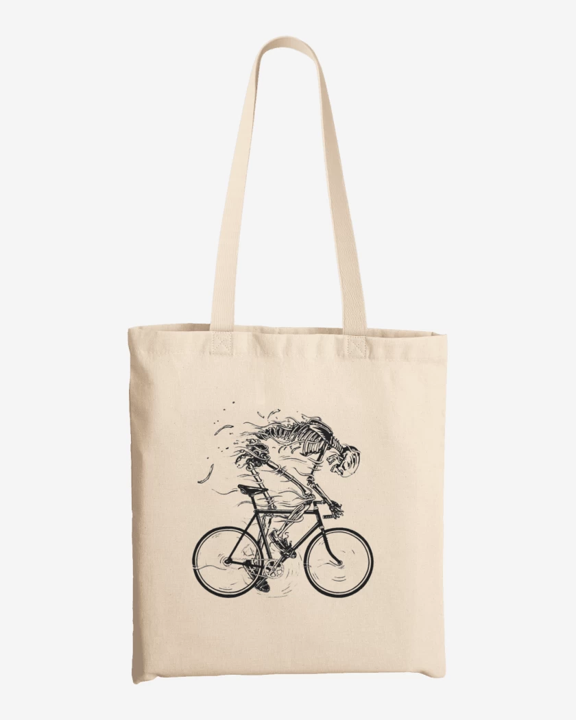 Totebag Blanco de Skull speed
