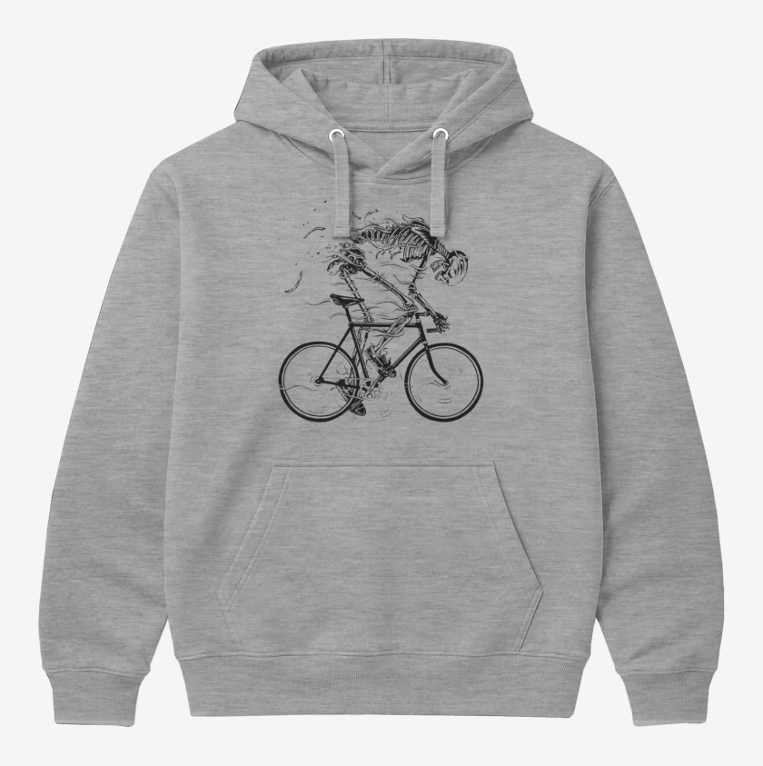 Polerón Canguro Gris Melange de Skull speed