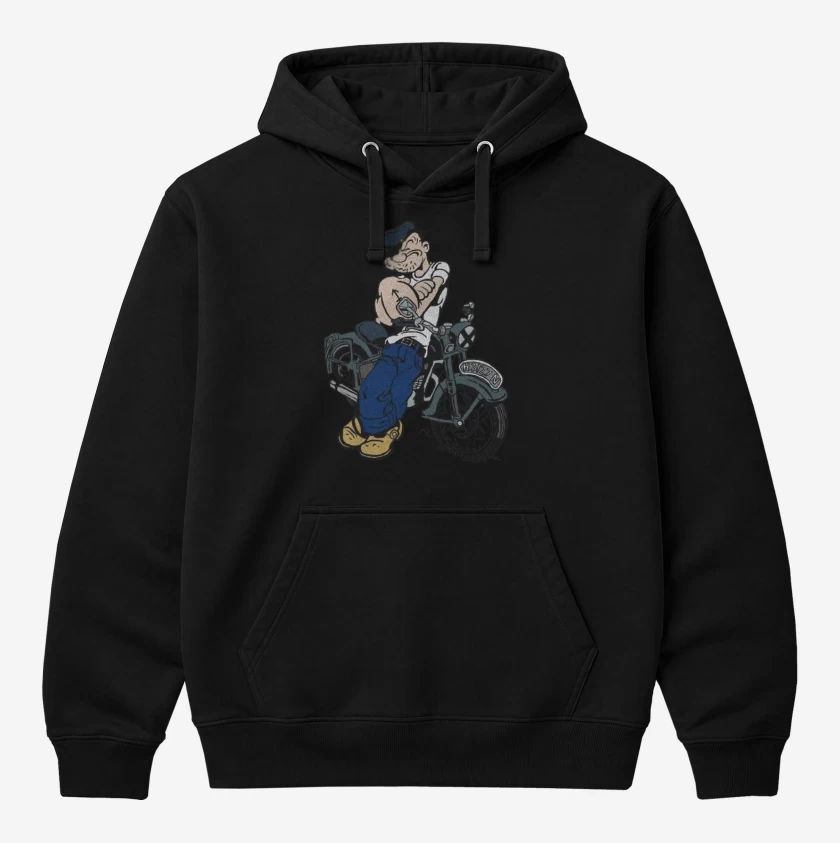 Polerón Canguro Popeye biker