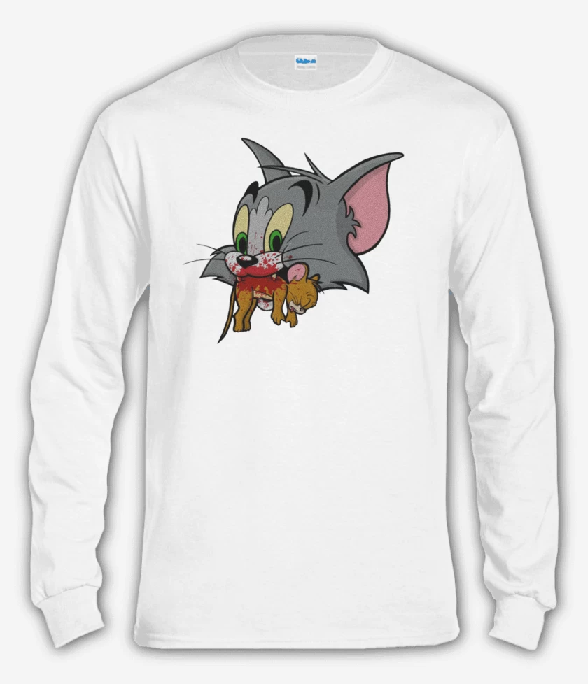 Polera manga larga Blanco de La victoria de Tom