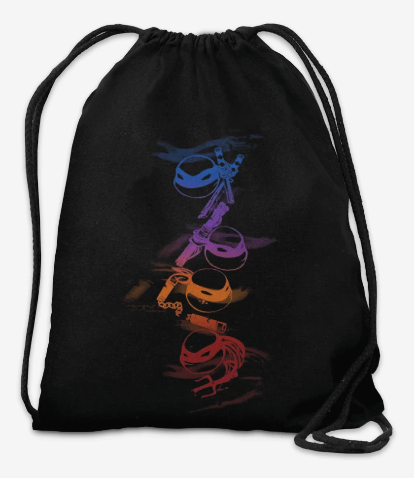 Mochila Negro de Ninja turtles