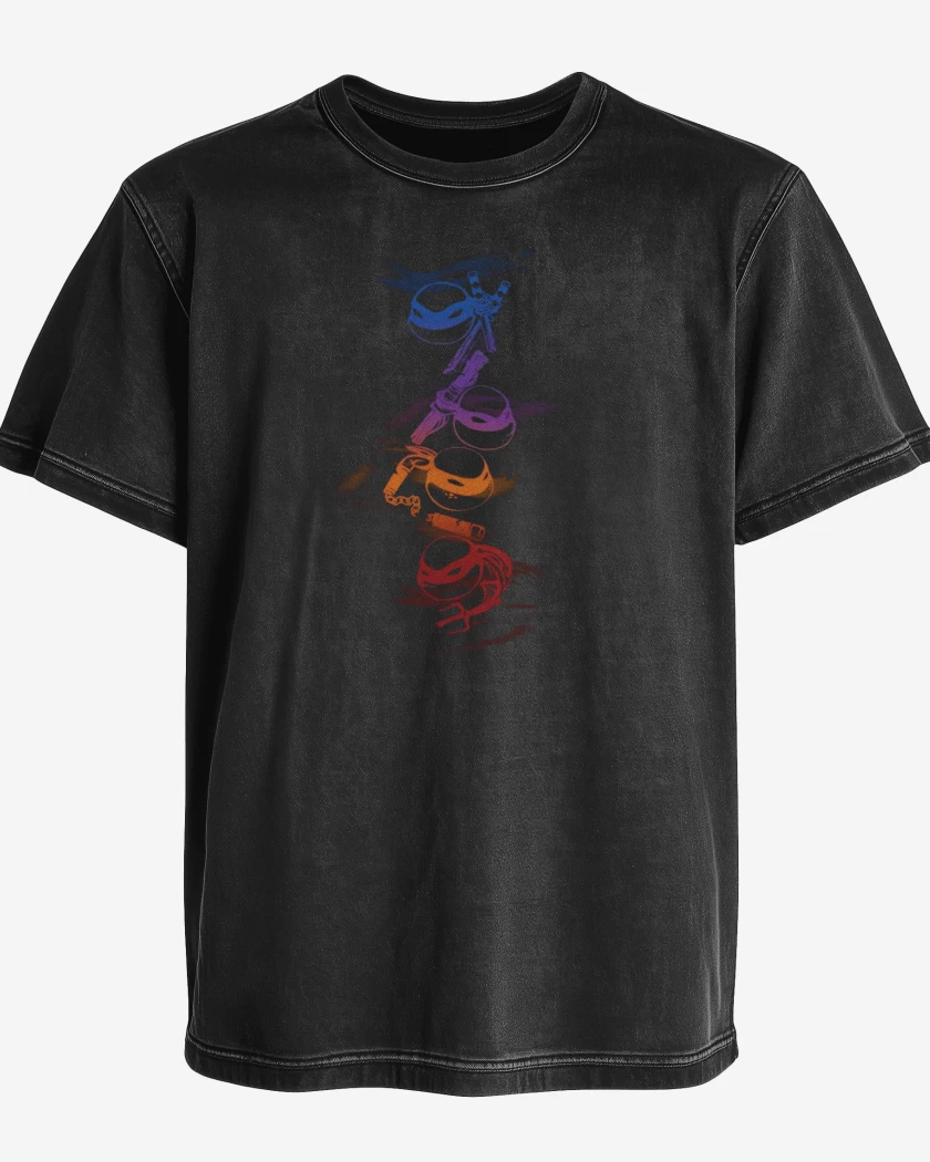 Polera desgastada Ninja turtles