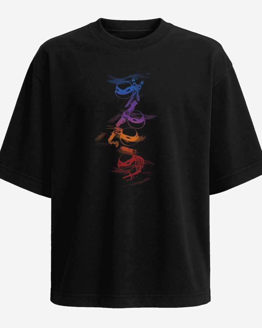 Polera Oversize Ninja turtles