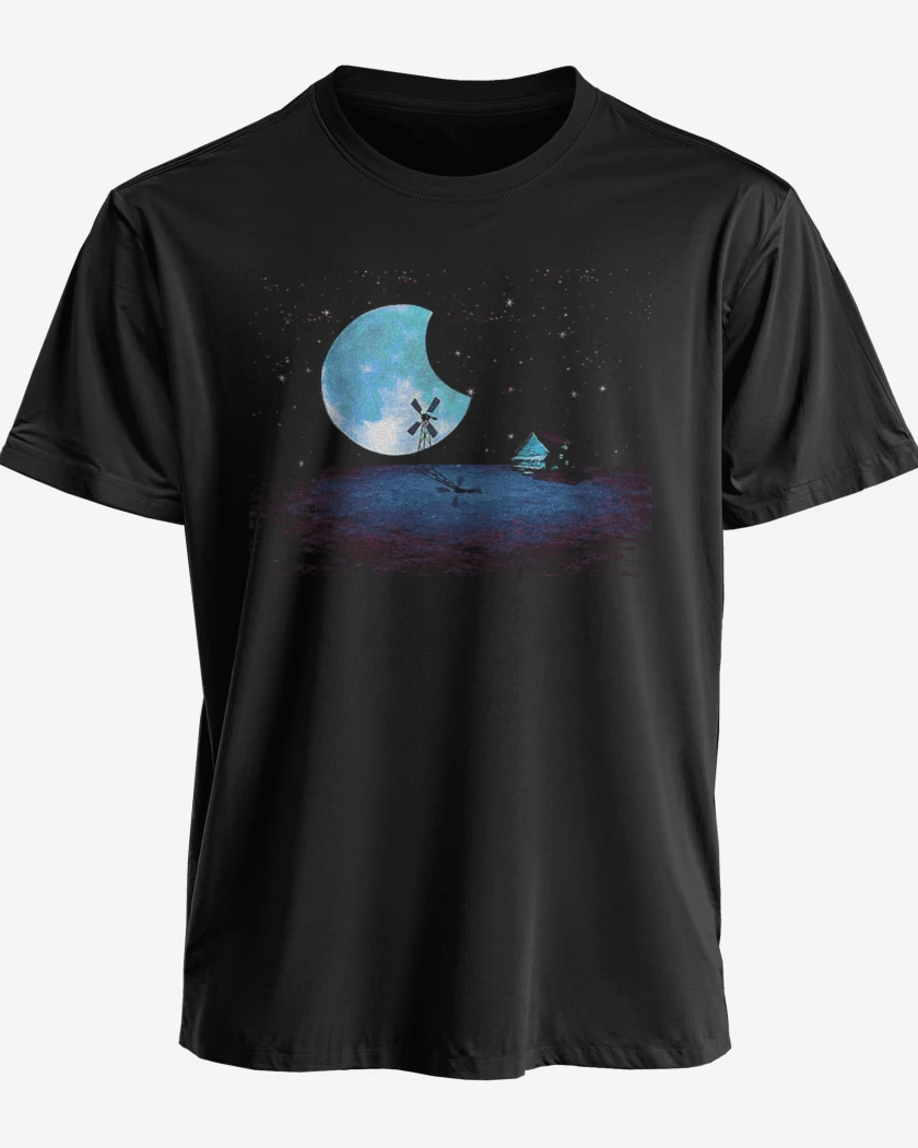 Polera premium Negro de Poblado de ningun lugar coraje
