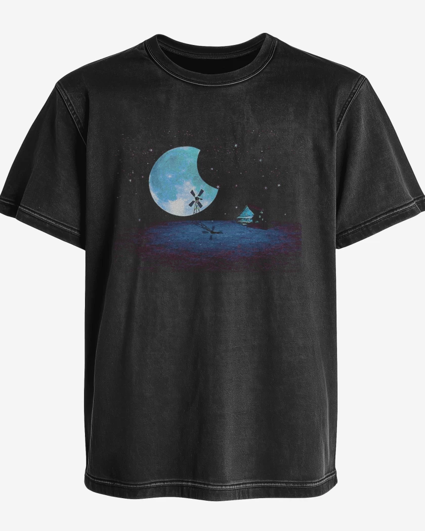 Polera desgastada Poblado de ningun lugar coraje