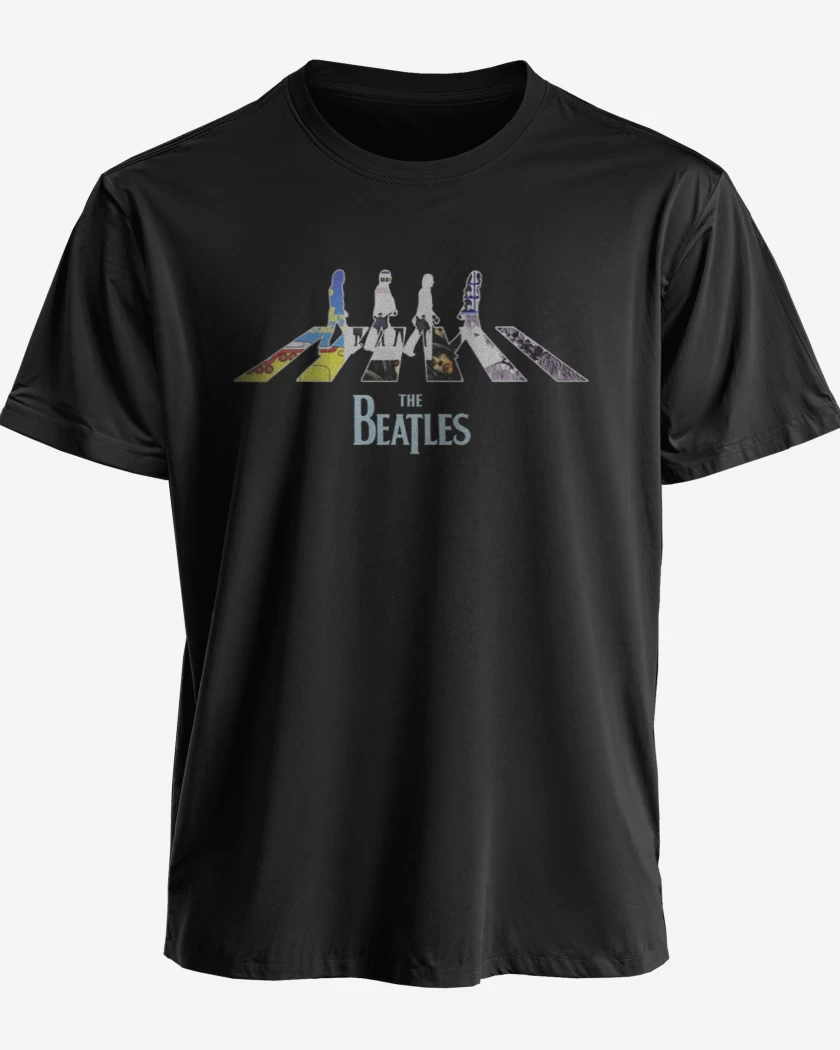 Polera The Beatles discos