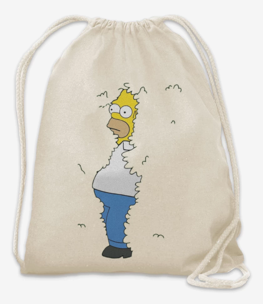 Mochila Blanco de Homero arbusto