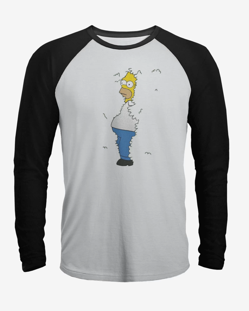 Polera Raglan Homero arbusto