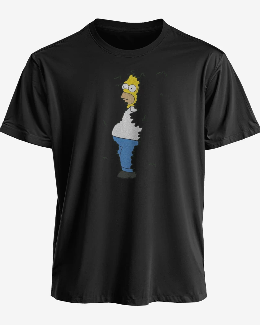 Polera premium Negro de Homero arbusto
