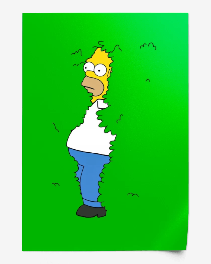 Print Homero arbusto