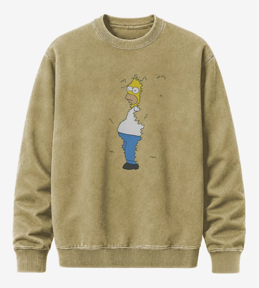 Poleron Polo Acid Wash Beige de Homero arbusto