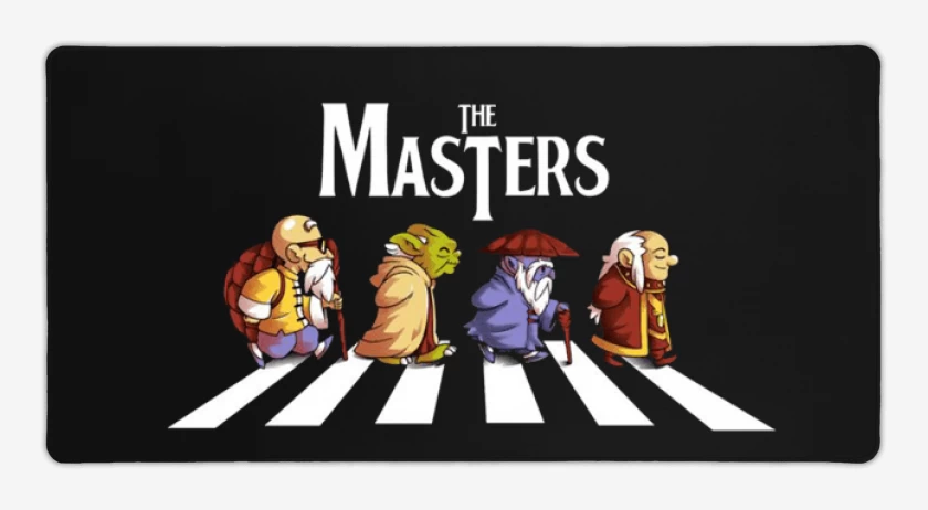 Mouse pad Gamer Negro de The Masters