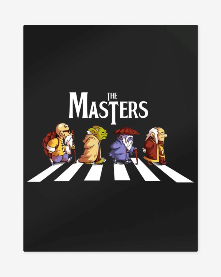 Print metalico Negro de The Masters