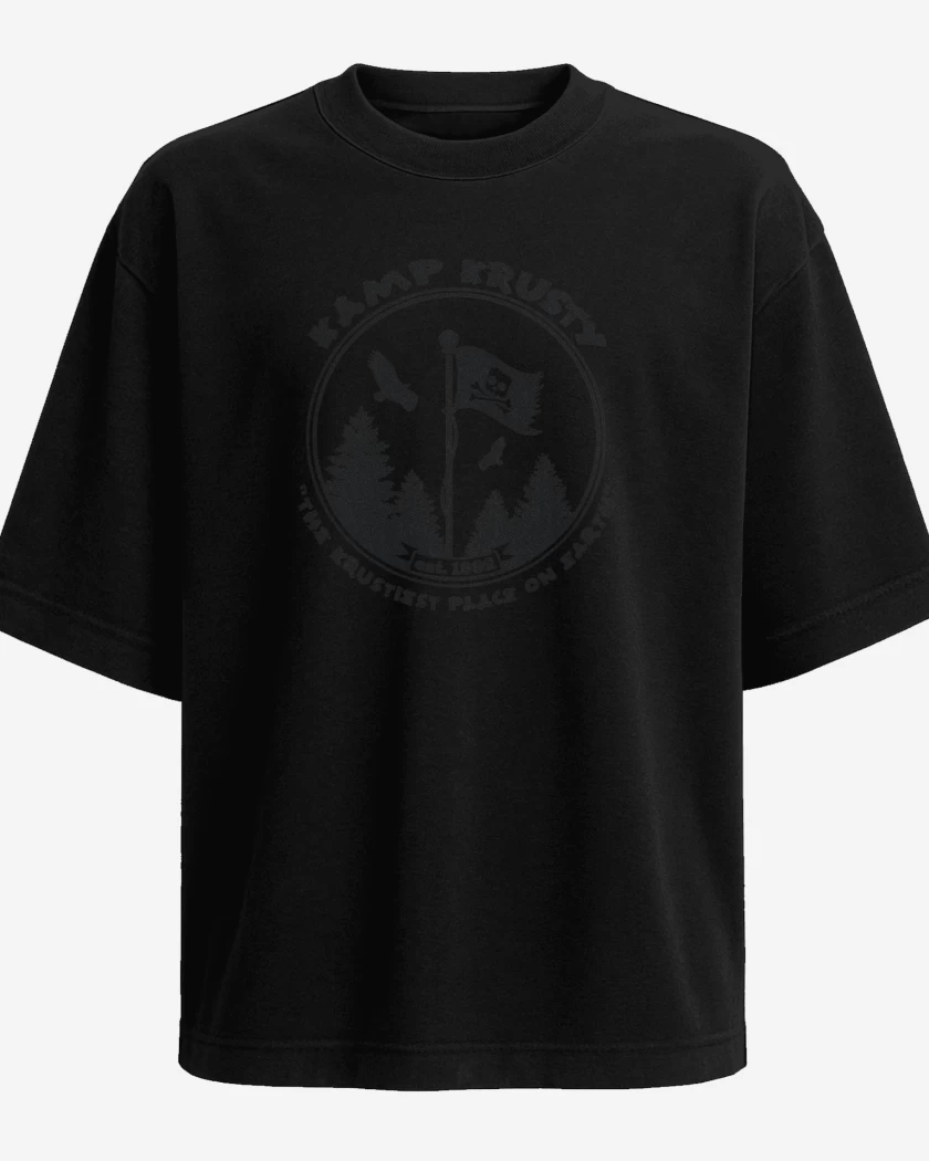 Polera Oversize Negro de Kamp Krusty Bart