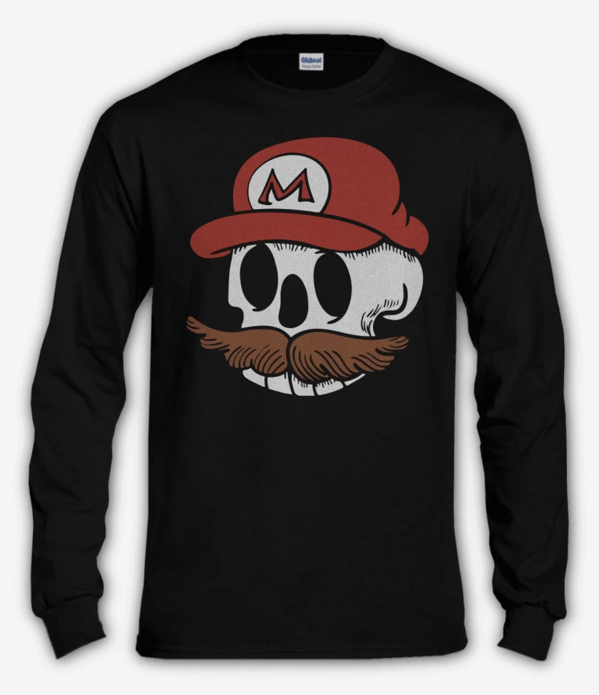 Polera manga larga Negro de Skull Bros V2
