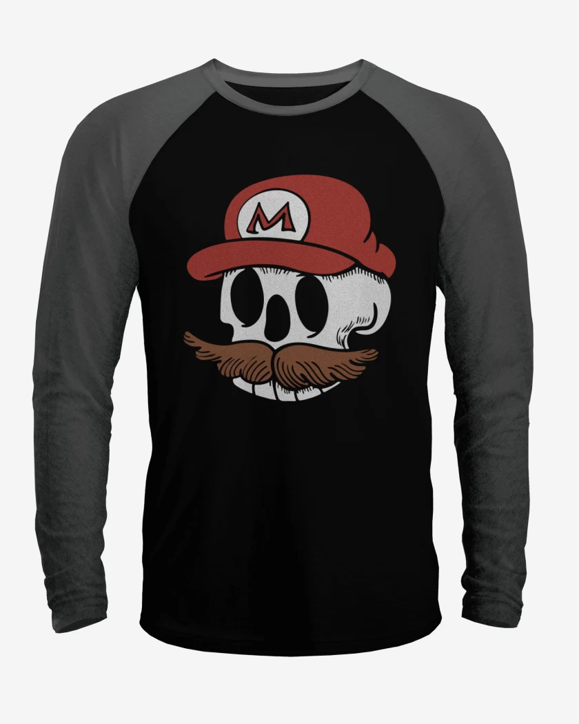 Polera Raglan Skull Bros V2
