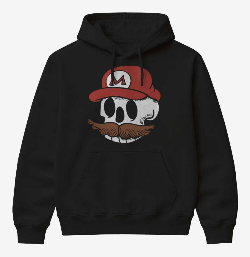 Poleron Canguro básico Skull Bros V2