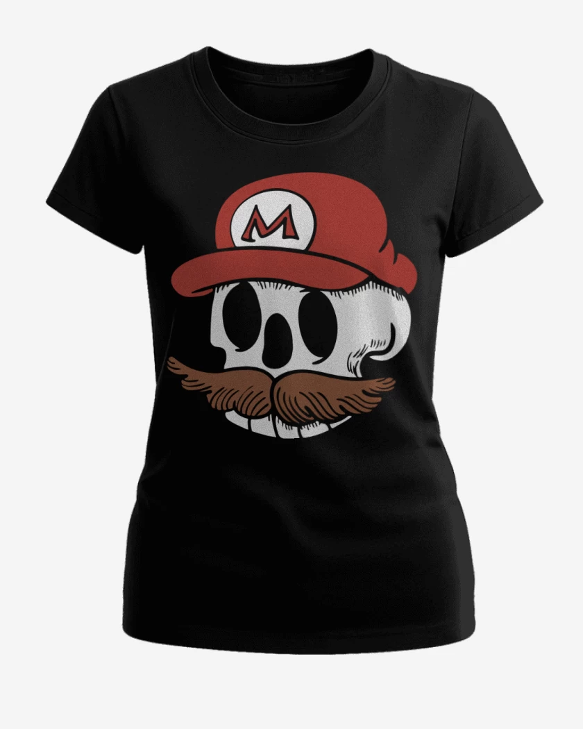 Polera de Mujer Negro de Skull Bros V2