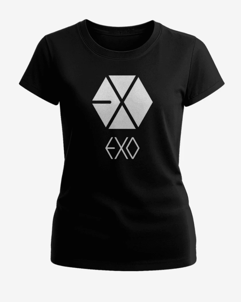 Polera de Mujer Negro de Exo