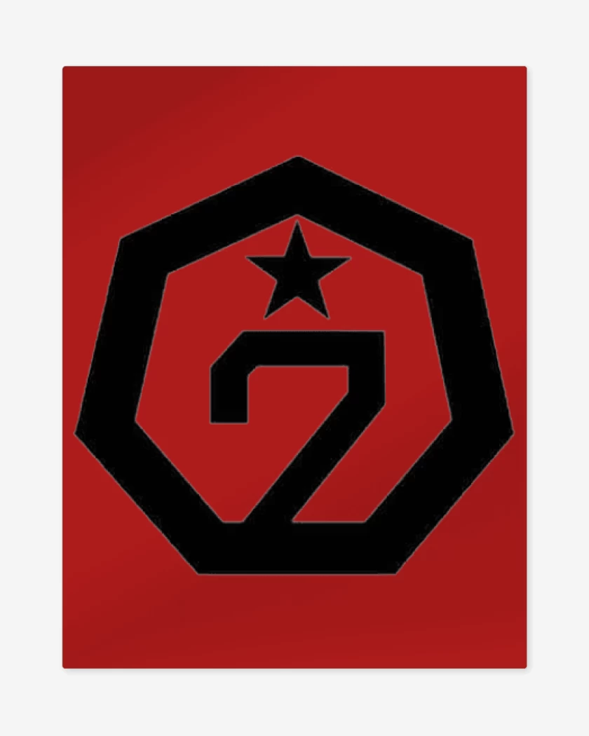 Print metalico Rojo de Got7