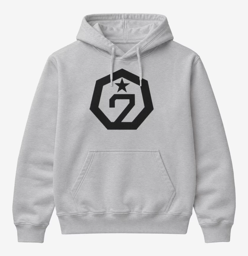 Poleron Canguro básico Gris Melange de Got7