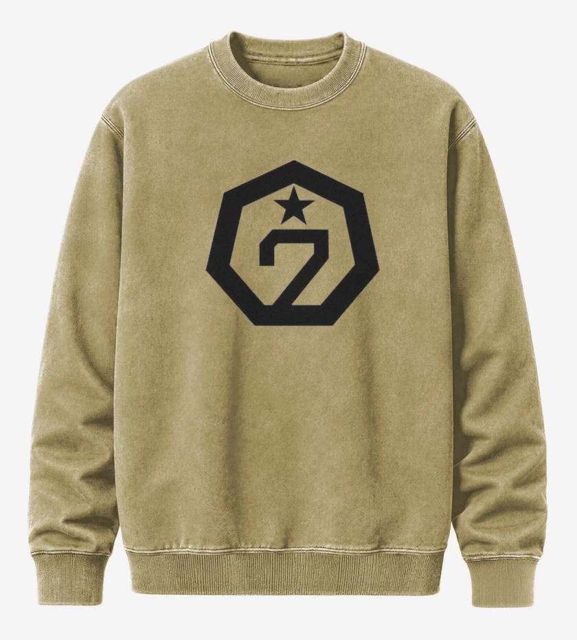 Poleron Polo Acid Wash Beige de Got7