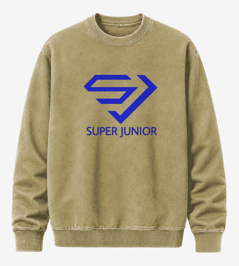Poleron Polo Acid Wash Beige de Superjunior