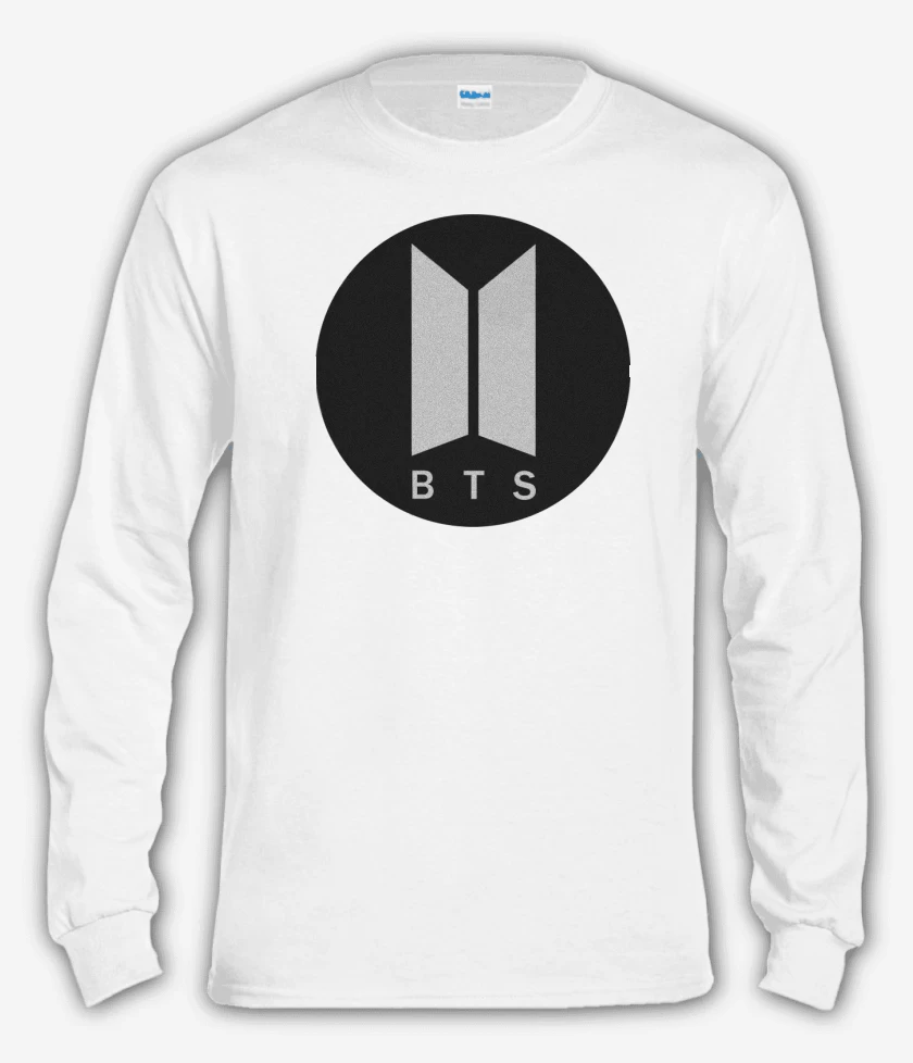 Polera manga larga Blanco de Bts II