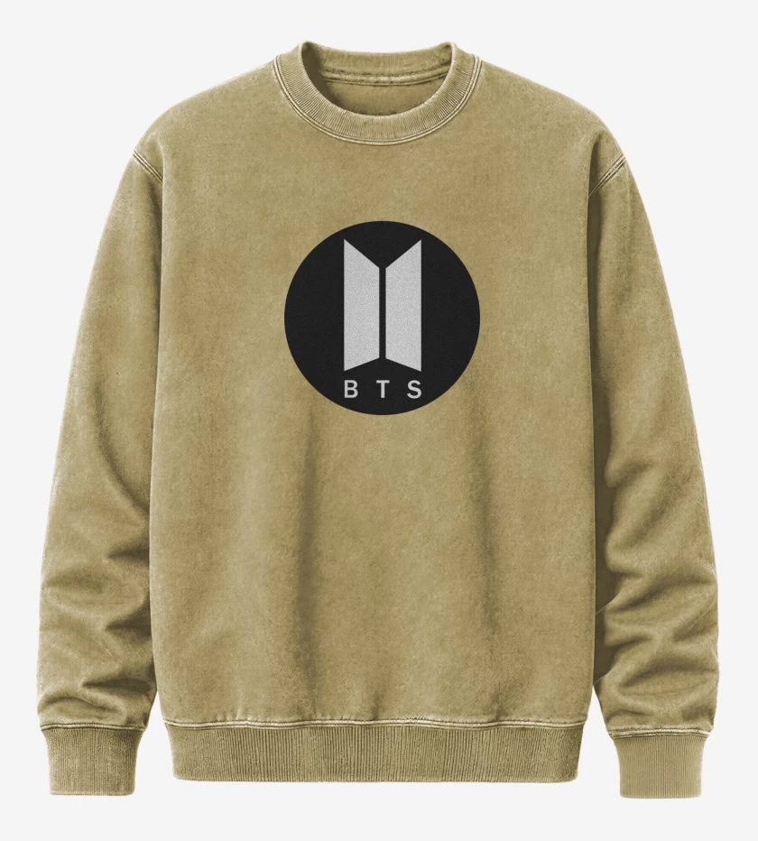 Poleron Polo Acid Wash Beige de Bts II