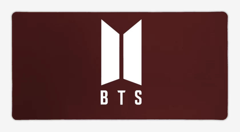 Mouse pad Gamer Burdeo de BTS III