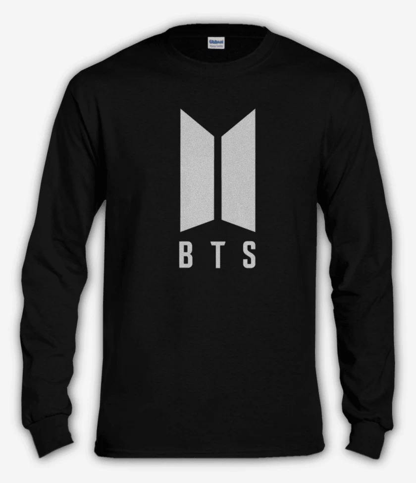 Polera manga larga Negro de BTS III