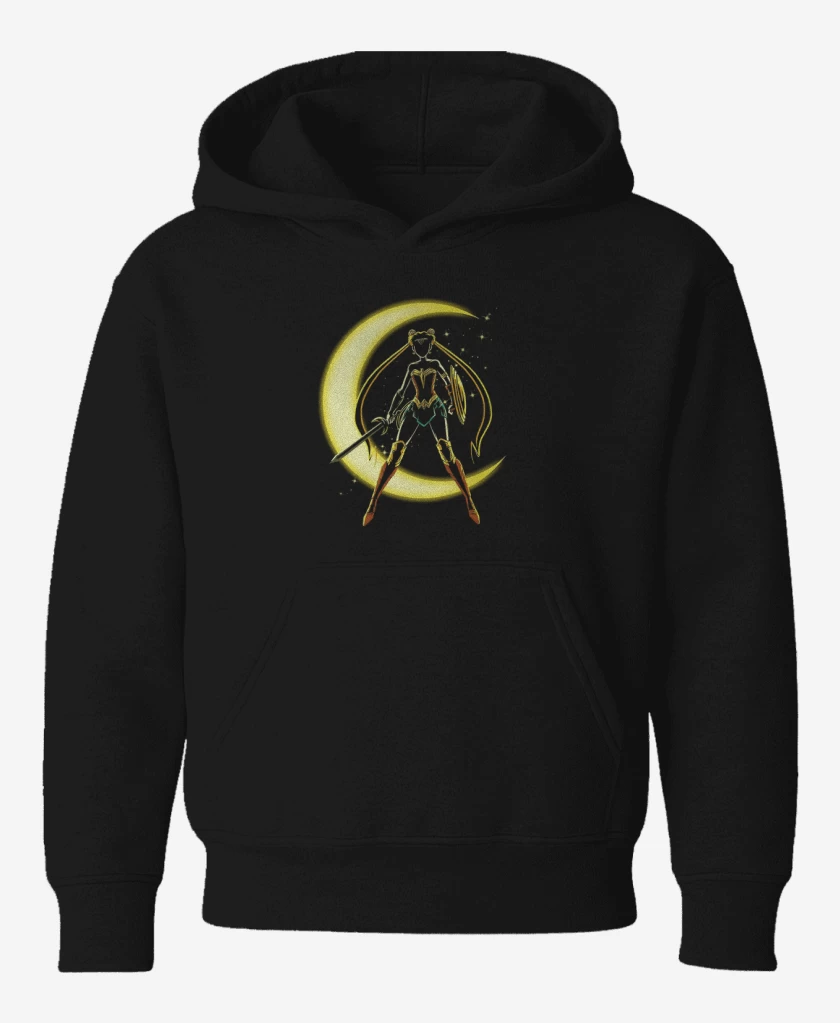 Poleron de niño Negro de Luna maravilla