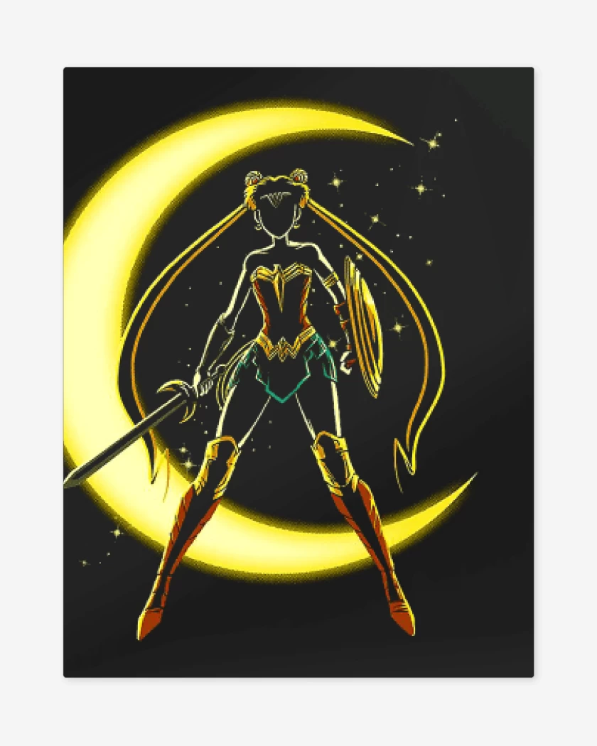 Print metalico Negro de Luna maravilla