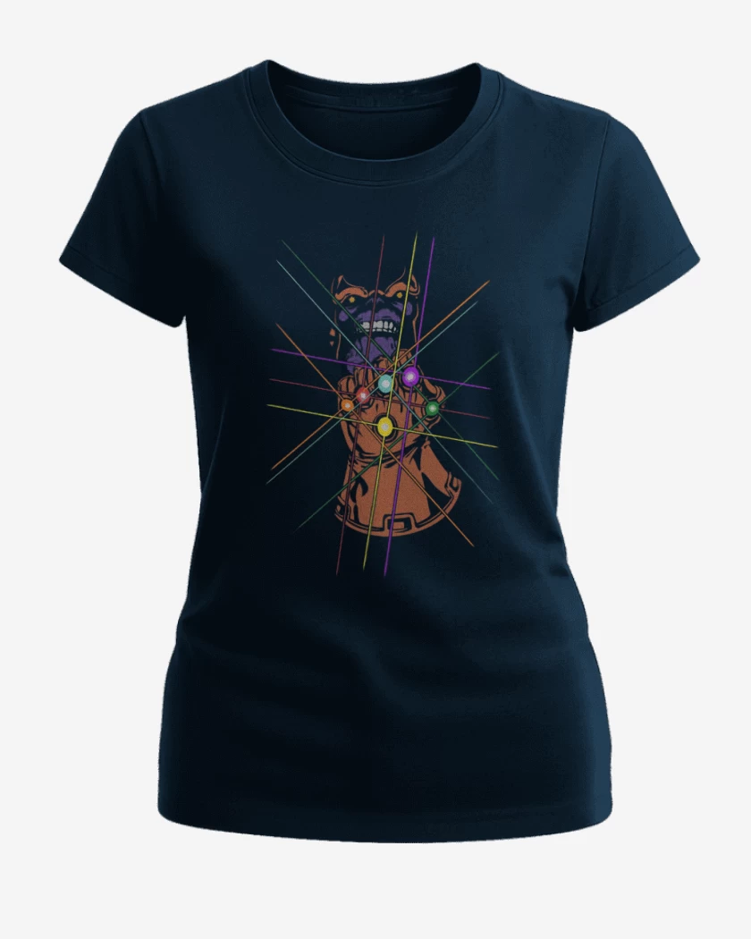 Polera de Mujer Azul Marino de Portada comic