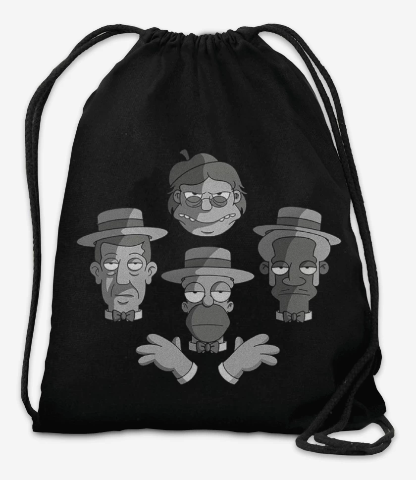 Mochila Negro de Borbotones