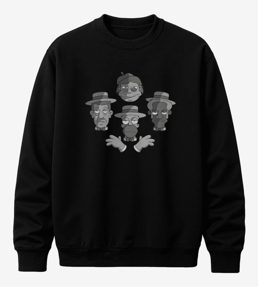 Poleron polo Negro de Borbotones