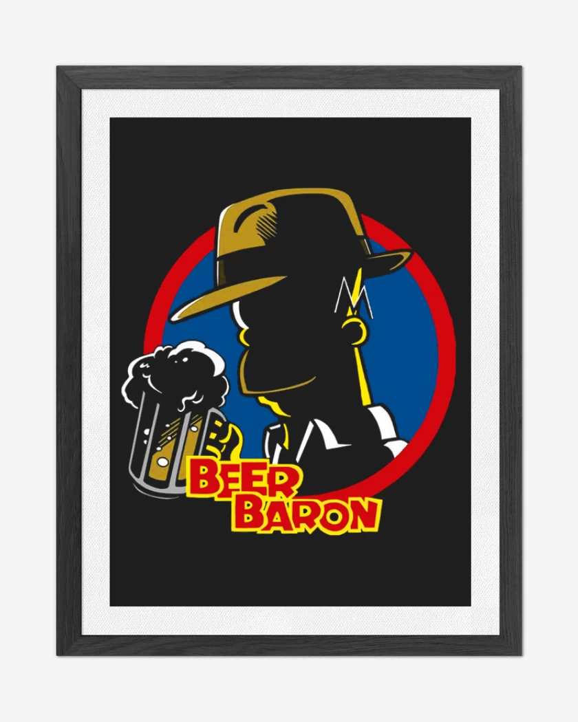 Cuadro decorativo Baron de la cerveza