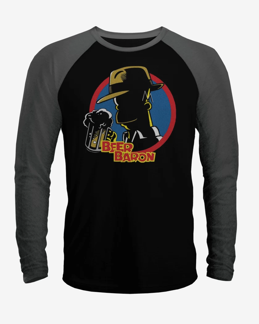 Polera Raglan Baron de la cerveza