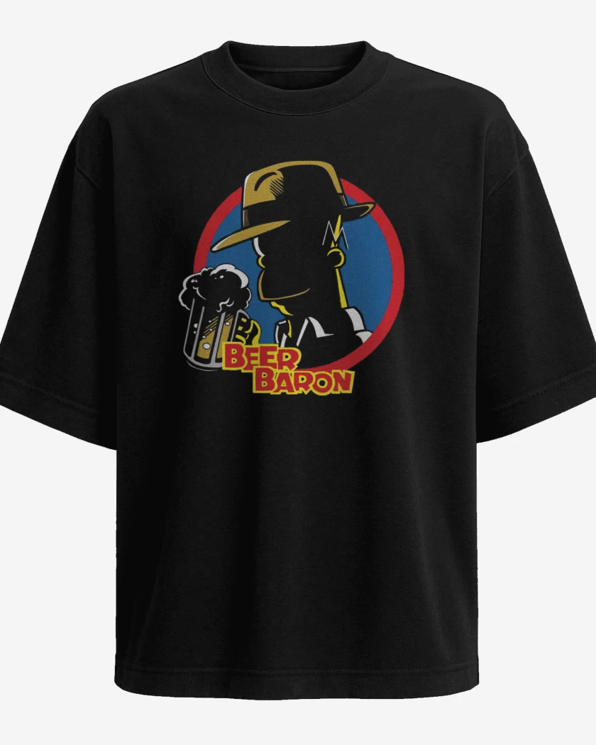 Polera Oversize Baron de la cerveza