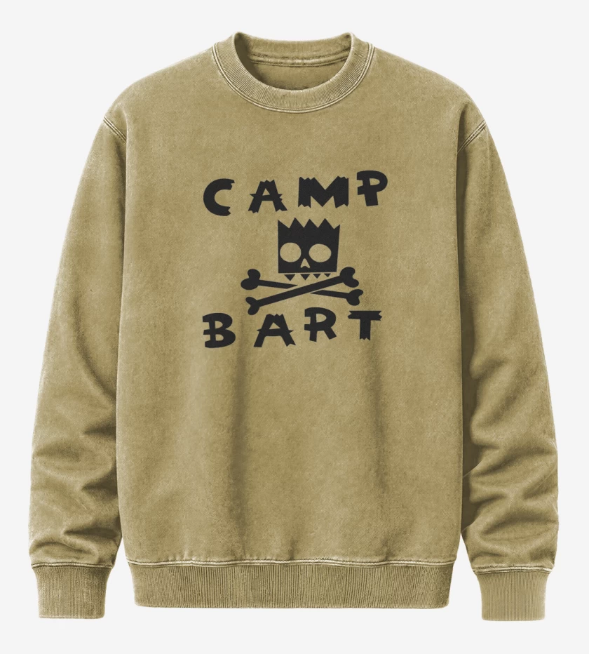 Poleron Polo Acid Wash Beige de Camp Bart
