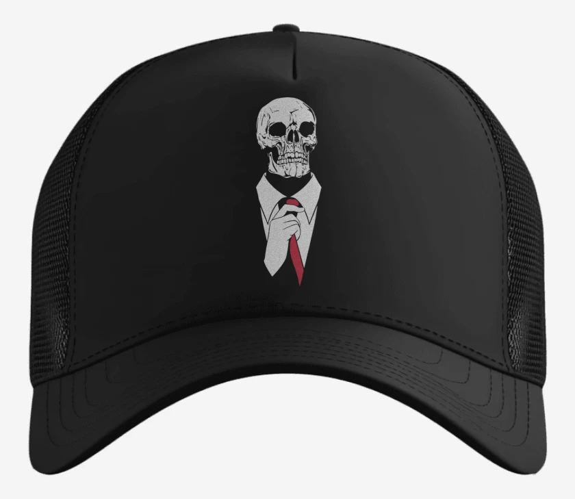 Gorro Calavera Corbata