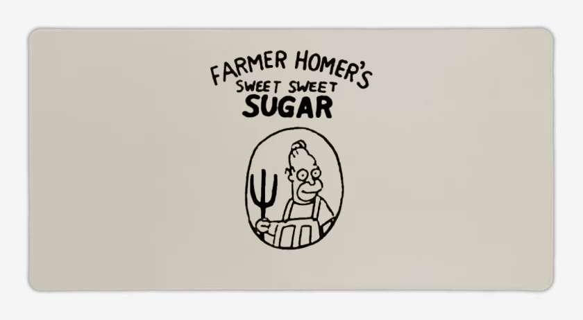 Mouse pad Gamer Farmer Homers sweet sugar