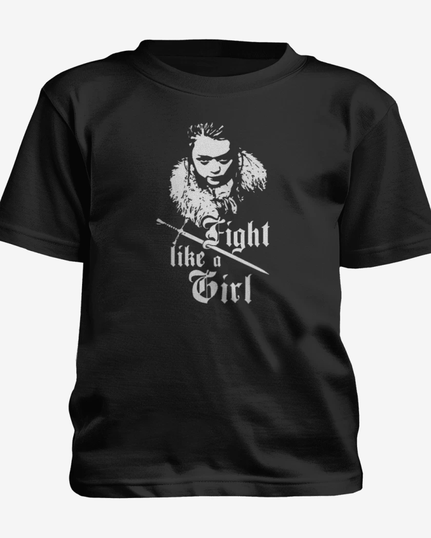 Polera de niño Negro de Pelea como niñ@