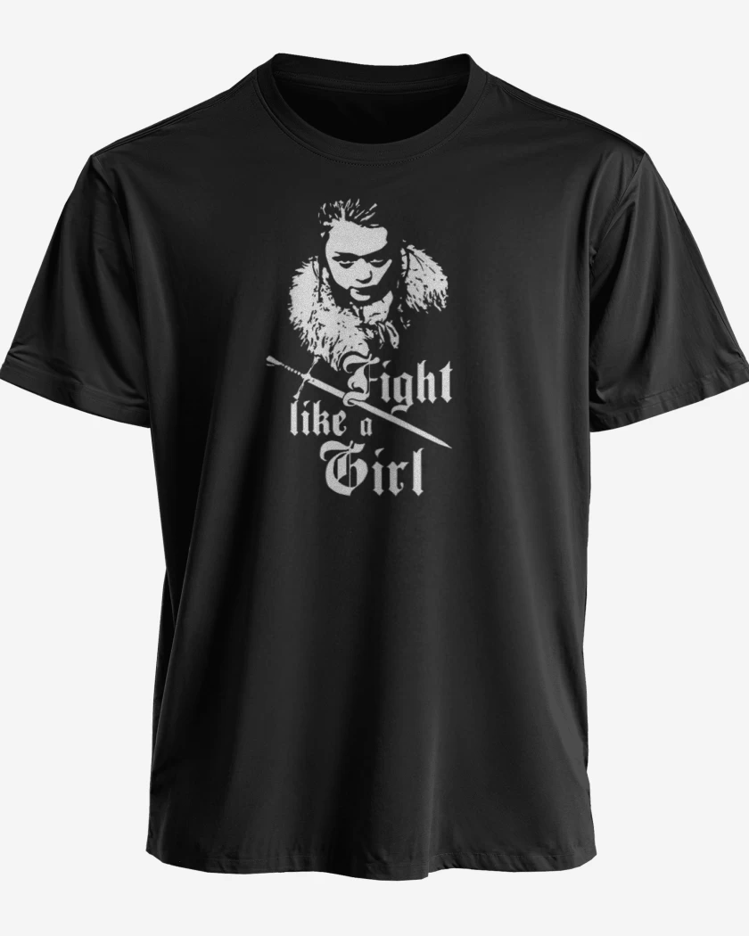 Polera premium Negro de Pelea como niñ@