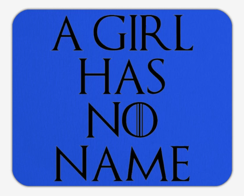 Mousepad A girl...